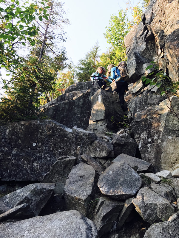 Camped at the Carrabassett River - Mt. Abraham, Spaulding Mountain, Mt. Sugarloaf: Day 129